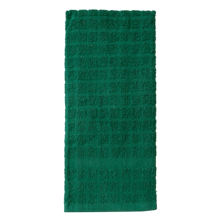 Ritz Classic Solid Kitcehn Towel 100% Cotton Terry Dark Green, PK12 12320